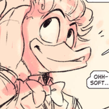 Name: Gladstone Gander Age: 32 Gender: Trans (He/Him) Orientation: Pansexual Media: Disney Franchise Art by ModMad on Tumblr